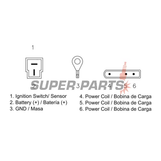 Реле за зареждане -DZE- реле-регулатор, 12V, 35A, APRILIA LEONARDO, MOTO, PEGASO; BMW F 250/300/650 1993-2005