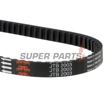Ремък -JT- JTB2003, 785x18.4mm, Aprilia Habana 50 1999-2002, Mojito 50 1999-2002, Scarabeo 50 2001-2007, Suzuki AY 50 1999-2004, TR 50 1997-2000, UF 50 2000-2002, UX 50 1999-2000