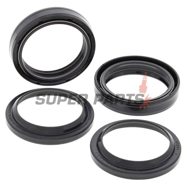 Семеринги и прахоуловители комплект предница -ALL BALLS- Honda CR 125 1984-1986, CR 250/480 1982, Kawasaki KDX 200 1986-1988, 1990, KX 125/500 1983-1987, KX 250 1982-1987, Suzuki DR 650 1996-2017, DR 800 1991-1997, RM 125 1984-1987