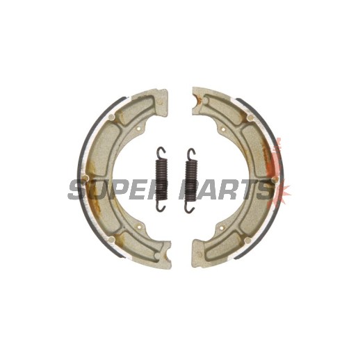 Накладки (челюст) -TRW- MCS907, 160x30mm, Suzuki DR 750S Big (1988), GN 250 (1983-1997), GR 650X (1985-1989), GS 450E (1988), LS 650 Savage / 650F / 650P (1986-2000), LT-A 400F Eiger 2x4 Automatic / Eiger (2002-2007), LT-F 400 Eiger 2x4 / 400F Eiger 4x4