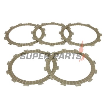 Съединител комплект (дискове) -TRW- MCC229-5, Arctic Cat 400 2x4/4x4 (2000-2002), Kawasaki Ninja 250R/300 (2007-2016), Kawasaki Bayou 300 (1988-2005), Kawasaki Lakota 300 (2001-2002), Kawasaki KX250 (1974-1979), Kawasaki Z300/ABS (2015-2017)
