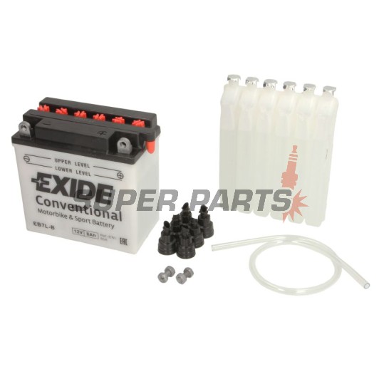 Акумулатор -EXIDE- YB7L-B, 8Ah 12V