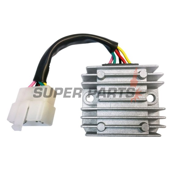 Реле за зареждане -DZE- реле-регулатор, 12V, 12A, KYMCO AGILITY, LIKE, PEOPLE, SUPER 8; MALAGUTI CIAK 50-200 2005-2014