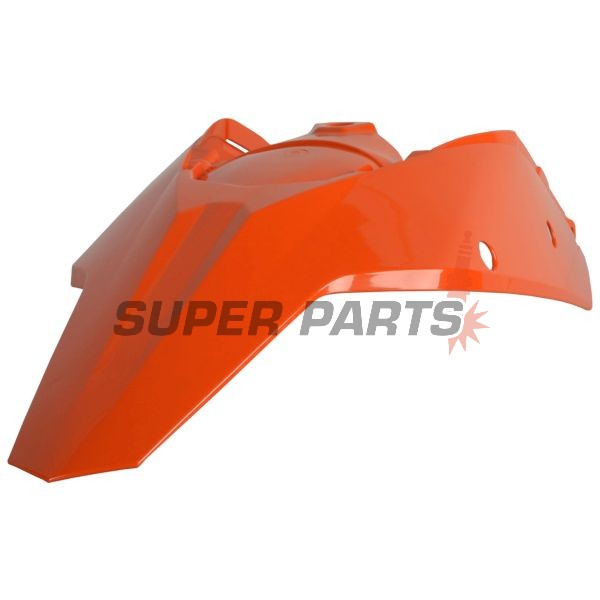 Заден калник/опашка -POLISPORT- оранжев, KTM SX, SX-F, XC, XC-F 125-525 2007-2010