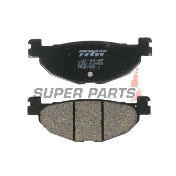 Накладки -TRW- MCB768, Yamaha Tmax XP500/TMAX ABS (2004-2007), Yamaha Majesty YP400 (2005)