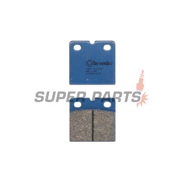 Накладки -BREMBO- 07BB1408, Aprilia AF1, Benelli 350/500/650/SEI, BMW K/R/K1, Ducati Monster/SS/Paso, Laverda, Moto Guzzi California/Le Mans, MZ ETZ/Saxon/Silver Star 1974-2007