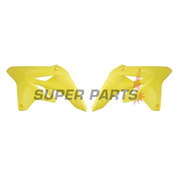 Предни странични пластмаси -POLISPORT- жълти, SUZUKI RM-Z 250 2007-2009