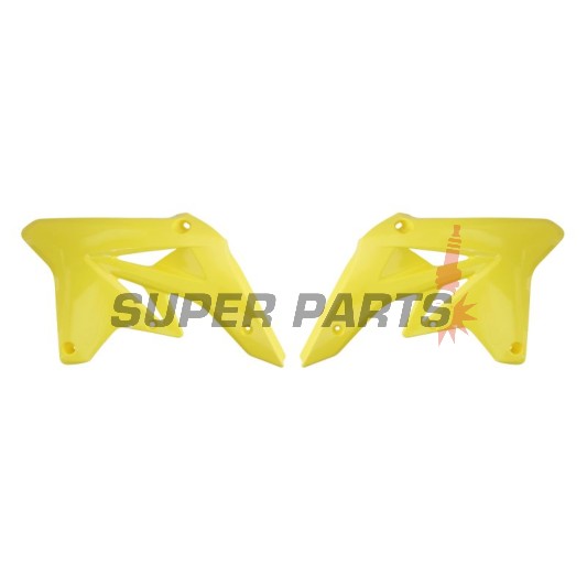 Предни странични пластмаси -POLISPORT- жълти, SUZUKI RM-Z 250 2007-2009