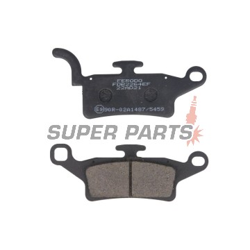 Накладки -FERODO- FDB2264EF, Yamaha BWs 125 2010-2011