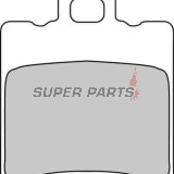 Накладки -FERODO- FDB680EF, Aprilia SR, Scarabeo, Leonardo, Rally; Benelli 491, Velvet, Adiva; Gilera NRG, Runner, Stalker; Honda SH, SFX, X8R; Malaguti F10, F12 Phantom, Ciak; Yamaha Aerox, Jog, Neos, BWS