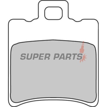 Накладки -FERODO- FDB680EF, Aprilia SR, Scarabeo, Leonardo, Rally; Benelli 491, Velvet, Adiva; Gilera NRG, Runner, Stalker; Honda SH, SFX, X8R; Malaguti F10, F12 Phantom, Ciak; Yamaha Aerox, Jog, Neos, BWS