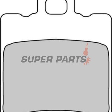 Накладки -FERODO- FDB680EF, Aprilia SR, Scarabeo, Leonardo, Rally; Benelli 491, Velvet, Adiva; Gilera NRG, Runner, Stalker; Honda SH, SFX, X8R; Malaguti F10, F12 Phantom, Ciak; Yamaha Aerox, Jog, Neos, BWS