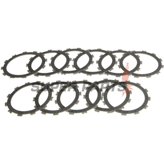 Съединител комплект (дискове) -TRW- MCC704-11RAC, Ducati Diavel 1198 (2011-2014), Hypermotard 939 SP (2016-2019), Monster 1100 (2011-2013), Multistrada 1200 (2010-2014), Panigale 1199 (2012-2016)