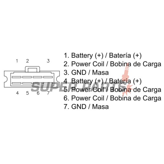 Реле за зареждане -DZE- реле-регулатор, 12V, 25A, HONDA CB, GL 750-1200 1977-1987