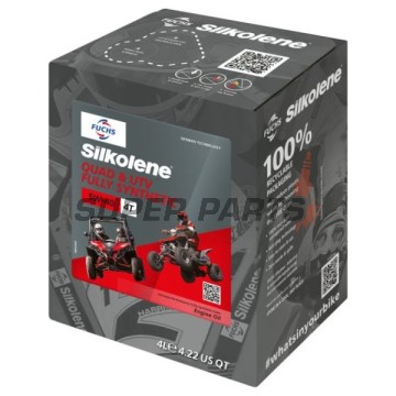 Двигателно масло -SILKOLENE- QUAD ATV, 5W40, пълна синтетика, 4L CUBE