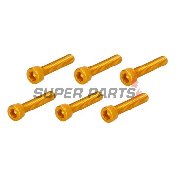 Болтове комплект -VICMA- M6x30, златисти, 6бр