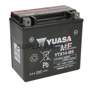 Акумулатор -YUASA- YTX14-BS, 13Ah 12V