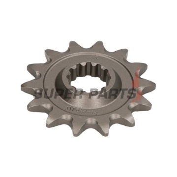 Преден пиньон -JT- JTF824,14SC, 14 зъба, самопочистващ, Husqvarna CR 125/250 2000-2005, SM 450 2005-2010, SM 510 2004-2010, SM 530 2008-2009, SM 570 2001-2004, SM 610 1998-2010, SM 630 2010, SMR 450 2003-2010, SMS 630 2010-2011, TC 250 2002-2008