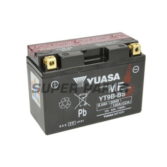 Акумулатор -YUASA- YT9B-BS, 8Ah 12V