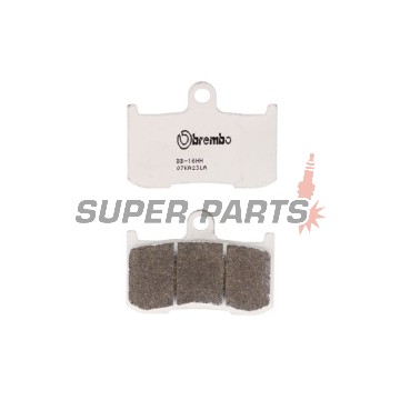 Накладки -BREMBO- 07KA23LA, Indian Chieftain / Roadmaster / Scout / Springfield, Kawasaki Z / ZX-9R, Suzuki B-King / GSX-S 750, Triumph Daytona / Speed Triple / Street Triple / Tiger, Victory Cross Country / Hammer / Kingpin / Vegas