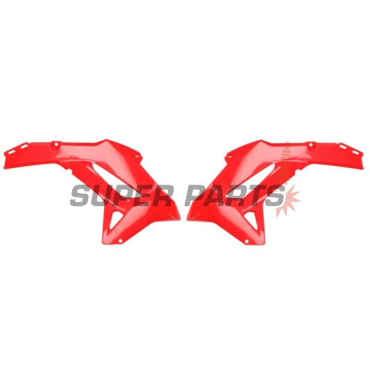 Предни странични пластмаси -POLISPORT- червени, HONDA CRF 250/450 2021-2023