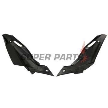 Задни странични пластмаси -POLISPORT- черни, HUSQVARNA TC, TE 250-510 2008-2011