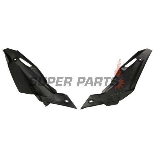 Задни странични пластмаси -POLISPORT- черни, HUSQVARNA TC, TE 250-510 2008-2011