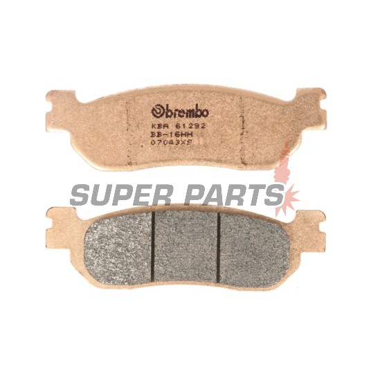 Накладки -BREMBO- 07043XS, Yamaha YP 125R / 250R X-Max (2016)