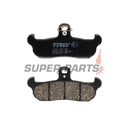Накладки -TRW- MCB579, Alfer, Aprilia AF1/Tuareg, Cagiva Freccia/WMX, Gilera RC, Husaberg, Husqvarna CR/TE/WR, Kram IT ER, Laverda CR, Moto Morini 125-600 (1987-2000)