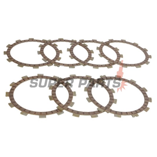 Съединител комплект (дискове) -FERODO- FCD0208, Yamaha DT / RD / RZ / TT / XT / Wolverine / Banshee 250-400 1974-2004
