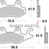 Накладки -BREMBO- 07YA22SP, Cagiva Canyon/Elefant/Navigator, Kawasaki Ninja 250R, Hyosung MS3, Daelim Roadwin 125, CPI XS 250