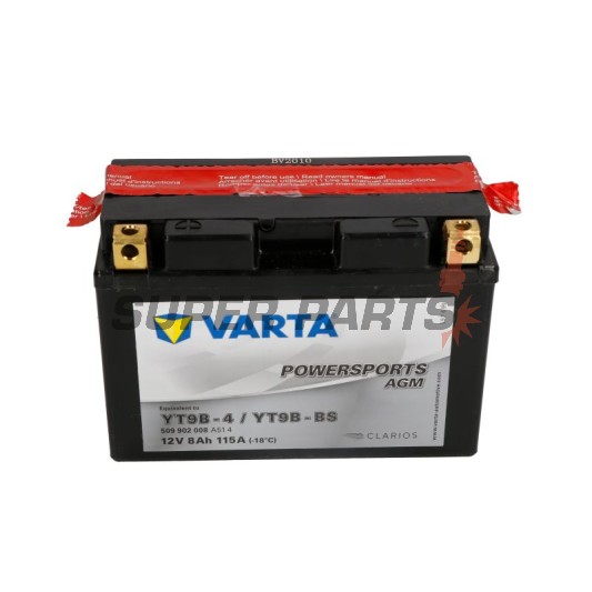 Акумулатор -VARTA- YT9B-BS, 8Ah 12V