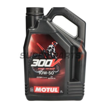 Двигателно масло -MOTUL- 300VROFF 10W50 4L 112561, 10W50, пълна синтетика + естер, 4L
