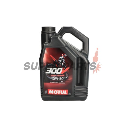 Двигателно масло -MOTUL- 10W50, пълна синтетика + естер, 4L