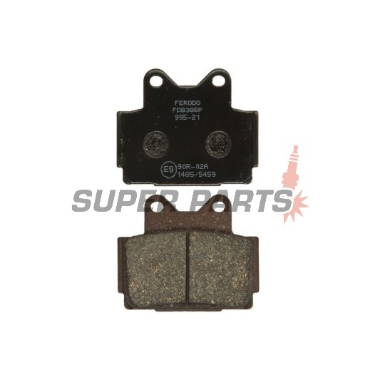 Накладки -FERODO- FDB386P, Yamaha FZR 400RR, FZS Fazer 600, RD 350LC / LCF, SRX 600, TDR 250, XJ 600S Diversion 1985-2003