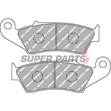 Накладки -FERODO- FDB892EF, Honda CR / CRF / XR / Africa Twin / Transalp, Suzuki DR-Z / RM-Z / DR, Yamaha WR / YZ, Gas Gas EC / MC, Beta RR / Xtrainer, Kawasaki KX / Versys, Aprilia RXV 1993-2019