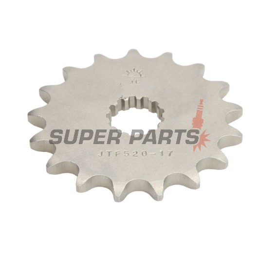 Преден пиньон -JT- JTF520,17, 17 зъба, Cagiva Navigator 1000 2001-2005, Raptor 650 2001-2007, V-Raptor 650 2001-2007, Hyosung Comet 650 2006, 2010, GT 650 2004-2012, Kawasaki W 650 1999-2006, ZR 750 1991-1994, ZR-7 750 1999-2004