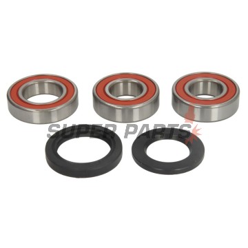Колесен лагер комплект -TOURMAX- Kawasaki Z 1000 2003-2008, Kawasaki ZX 750 1991-2000, Kawasaki ZX-6R 600 1998-2002, 2007-2011, Kawasaki ZX-6R 636 2002-2006, Kawasaki ZX-6RR 600 2003, 2005-2006, Kawasaki ZZR 600 2005-2008