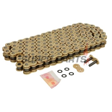 Верига -DID- 525ZVMX2G&G-120, размер 525, 120 звена, двойно усилена, златиста