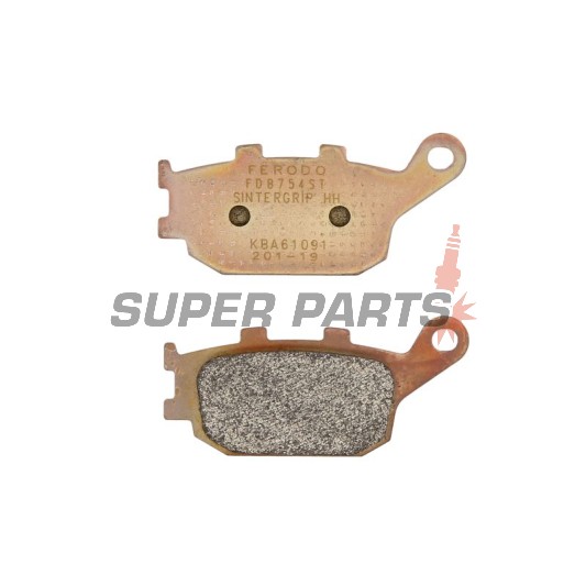 Накладки -FERODO- FDB754ST, Honda Hornet / CBF / CBR Fireblade / VTR, Suzuki V-Strom / Bandit / SV, Yamaha FZ1 / FZ6 / XJ6 / R1 / R6, Kawasaki Versys 1991-2019