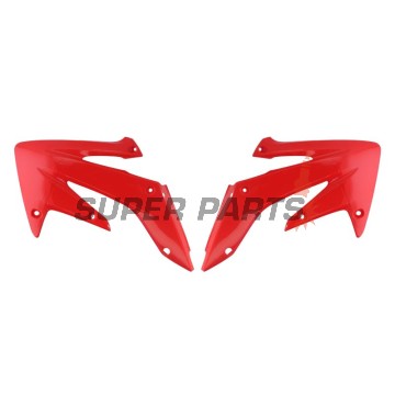 Предни странични пластмаси -POLISPORT- червени, HONDA CRF 250 2004-2009