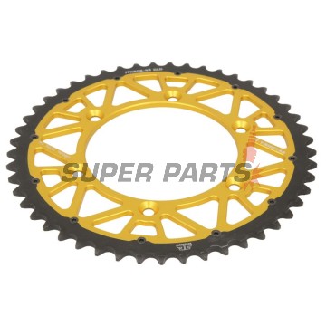Заден пиньон -JT- JTX808,49GLD, 49 зъба, златен, хибриден, Kawasaki KLX 400 2003, Suzuki DR 350 1990-1999, DR-Z 250 2001-2007, DR-Z 400 2000-2017, RM 100 1979-1982, RM 125 1983-2012, RM 250 1987-2012, RM-X 250 1989-2001, RM-X 450 2010-2019