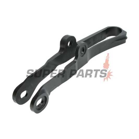 Плъзгач за верига -POLISPORT- черен, полиуретан, KAWASAKI KX 250/450 2006-2008