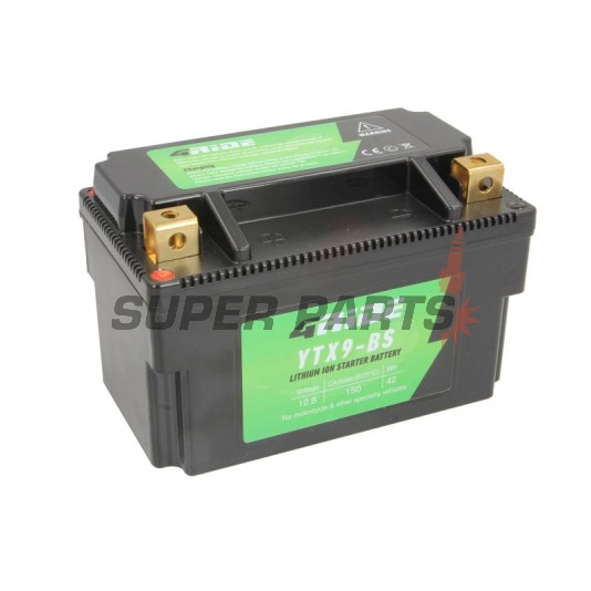 Акумулатор -4 RIDE- YTX9-BS 4RIDE LI-ION, 42Wh 12V