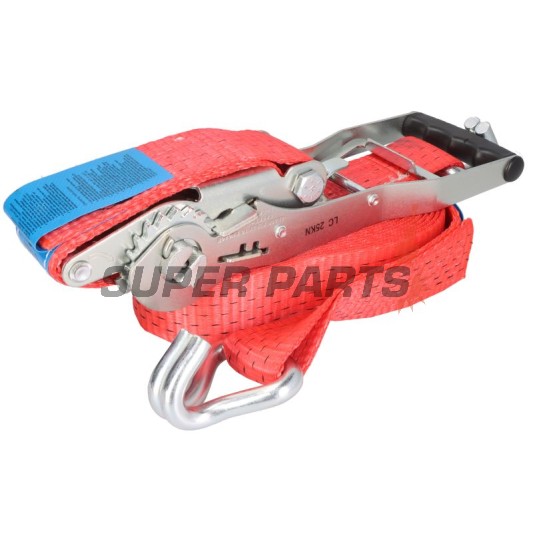 Колан за осигуряване -CARGOPARTS- 6m, с тресчотка, 500daN