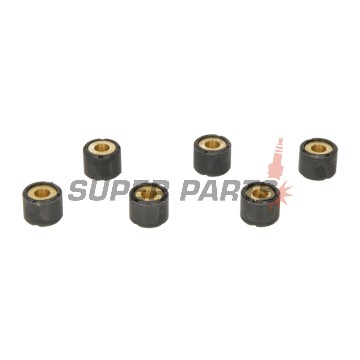 Ролки за вариатор -RMS- 18x14mm, 13.5g, 6бр, Kymco Agility 125 2006-2012, Kymco Agility 150 2008-2009, Kymco Agility 200 2010, 2012, Kymco Downtown 125 2009-2016, Kymco Heroism 125 1995-1997, Kymco K-XCTi 125 2012-2014
