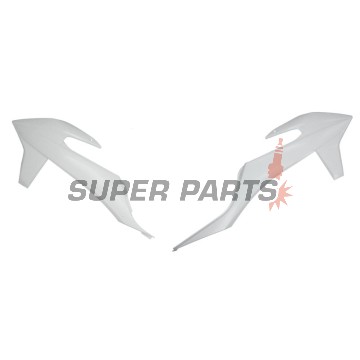 Предни странични пластмаси -POLISPORT- бели, KTM EXC, EXC-F, SX, SX-F, XC, XC-F 125-450 2019-2023