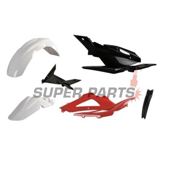 Пластмаси комплект -POLISPORT- HUSQVARNA CR, QM, SM, SMR, SMS, TC, TE, TXC, WR, WR/E, WRE 125-630 2008-2008