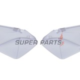 Задни странични пластмаси -POLISPORT- бели, SUZUKI RM 125/250 2001-2008
