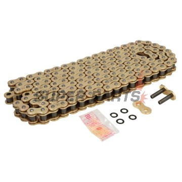 Верига -DID- 530ZVMX2G&G-140, размер 530, 140 звена, двойно усилена, златиста